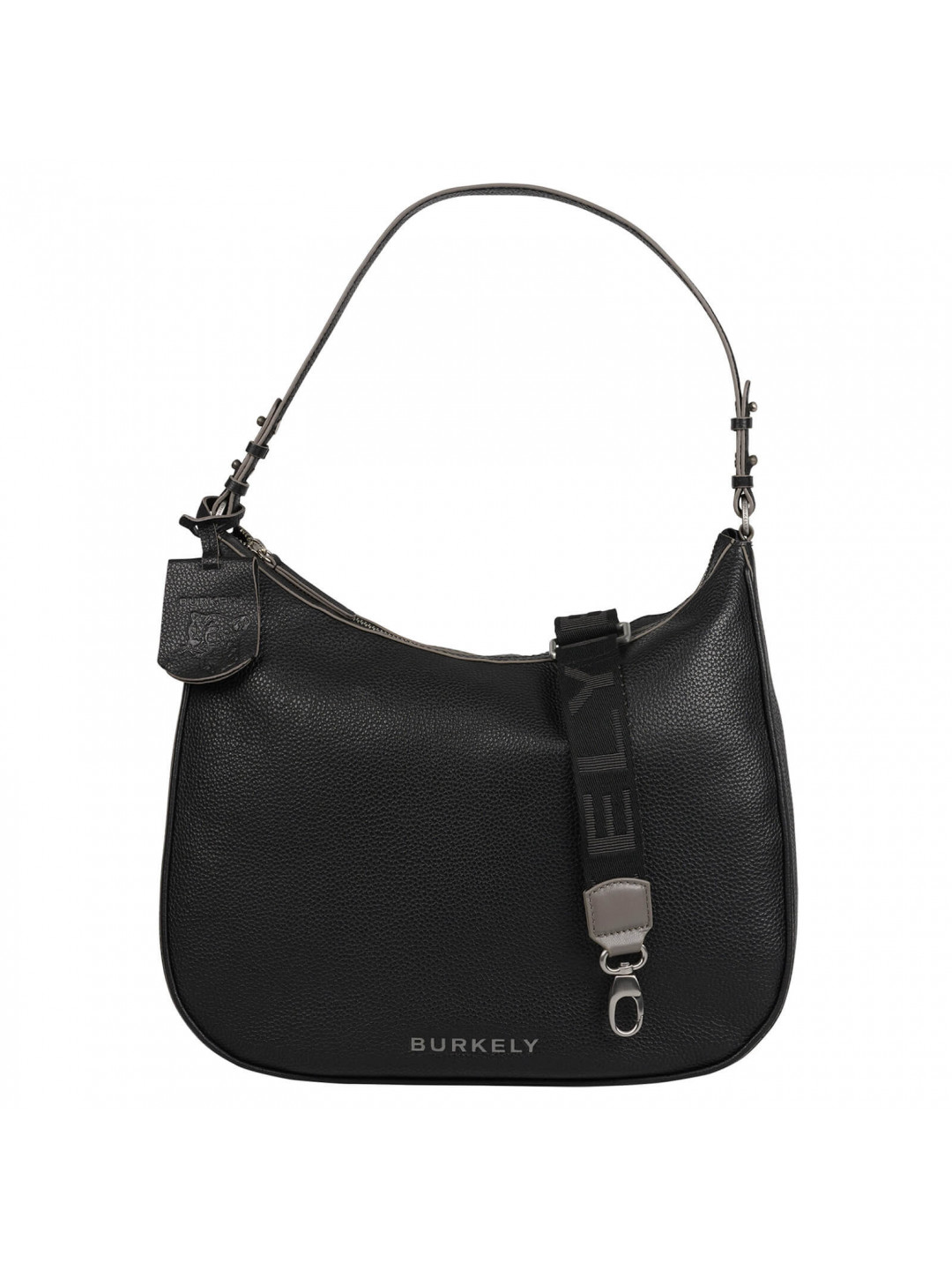 Dámská kožená kabelka přes rameno Burkely Ronda – černá